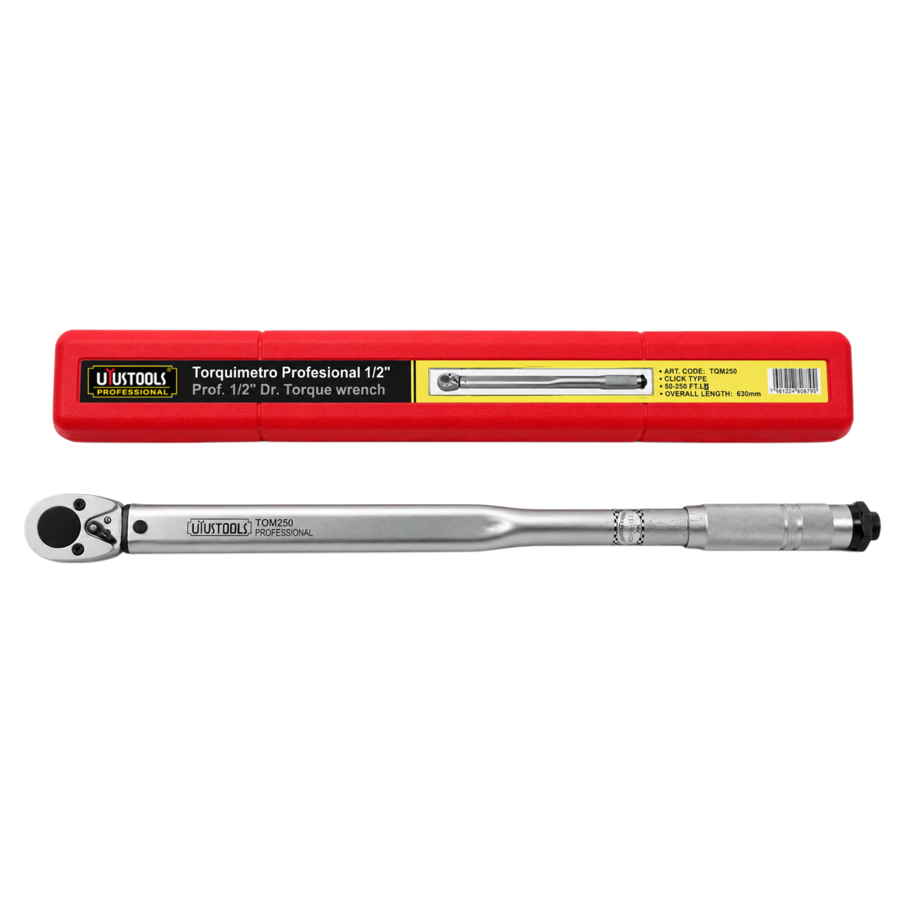 Torquímetro 1/2" 50-250 ft.lbs